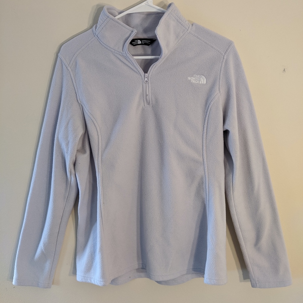 The North Face - Grey/Off-White Fleece Pullover